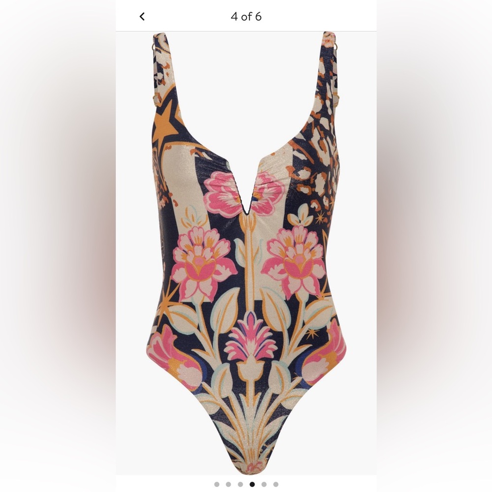 Maaji patchwork floral Cassidy reversable One-Piece Swimsuit